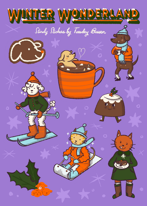 Winter Wonderland Sticker Sheet